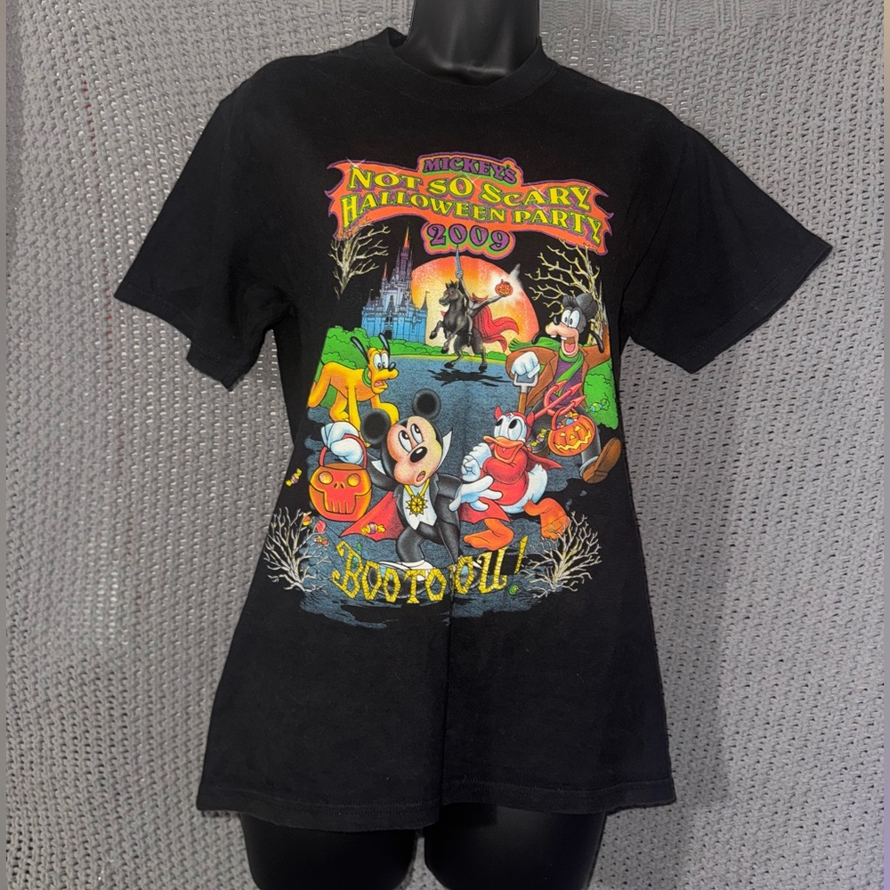 Walt Disney World 2009 Halloween Graphic T-Shirt Tee Disneyland Resort small